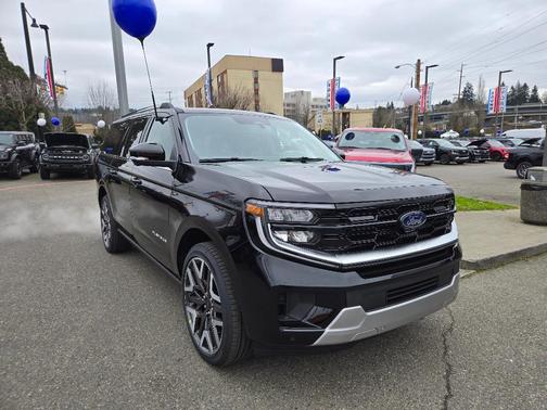 Agate Black Metallic 2026 Ford Expedition Max Platinum