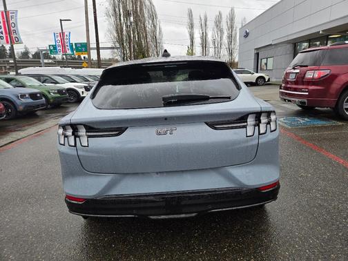 Glacier Gray Metallic 2025 Ford Mustang Mach-E GT