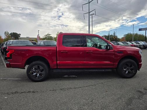 Rapid Red Metallic Tinted Clearcoat 2025 Ford F-150 Lightning Flash