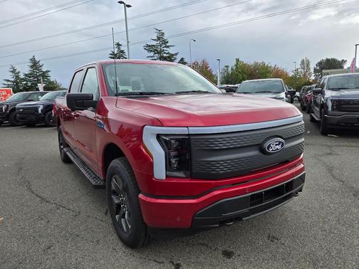 Rapid Red Metallic Tinted Clearcoat 2025 Ford F-150 Lightning Flash