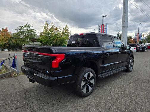 Agate Black Metallic 2025 Ford F-150 Lightning Platinum