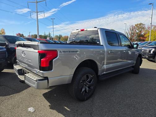 Iconic Silver Metallic 2025 Ford F-150 Lightning Flash