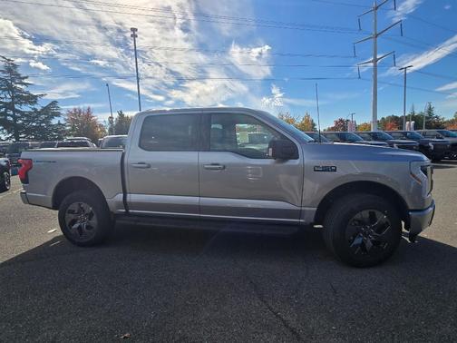 Iconic Silver Metallic 2025 Ford F-150 Lightning Flash