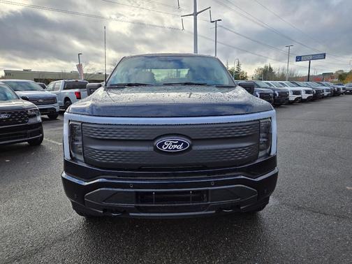 Antimatter Blue Metallic 2025 Ford F-150 Lightning Flash