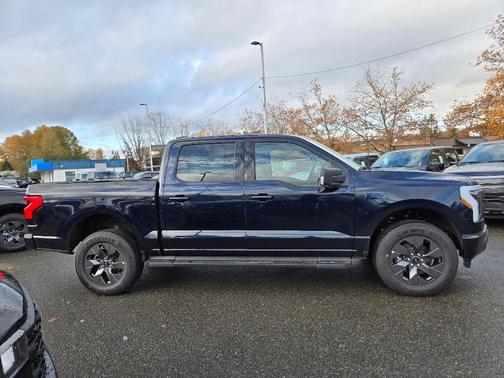 Antimatter Blue Metallic 2025 Ford F-150 Lightning Flash