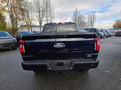 Antimatter Blue Metallic 2025 Ford F-150 Lightning Flash