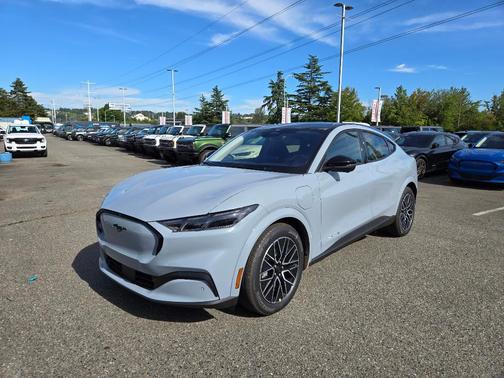 Glacier Gray Metallic 2025 Ford Mustang Mach-E Premium