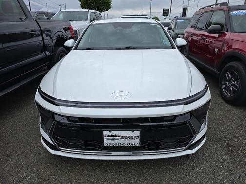 Serenity White Pearl 2024 Hyundai SONATA Hybrid SEL