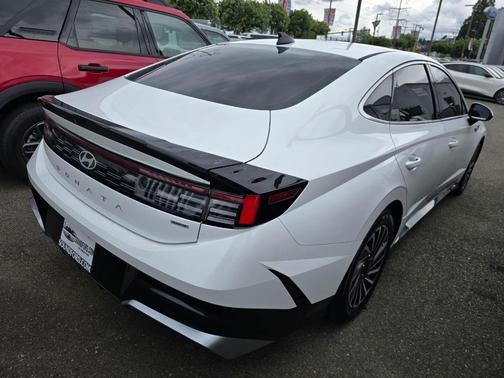 Serenity White Pearl 2024 Hyundai SONATA Hybrid SEL