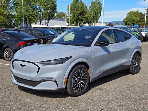 Glacier Gray Metallic 2025 Ford Mustang Mach-E Premium