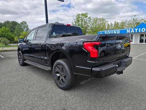 Agate Black Metallic 2025 Ford F-150 Lightning Flash