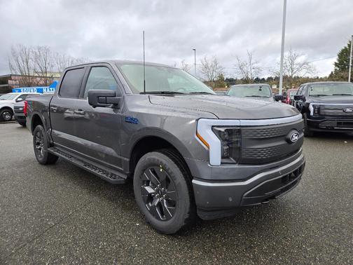 Carbonized Gray Metallic 2025 Ford F-150 Lightning Flash