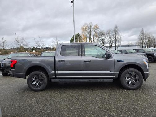 Carbonized Gray Metallic 2025 Ford F-150 Lightning Flash