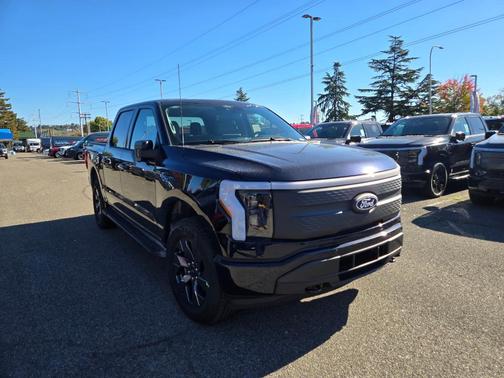 Antimatter Blue Metallic 2025 Ford F-150 Lightning Flash