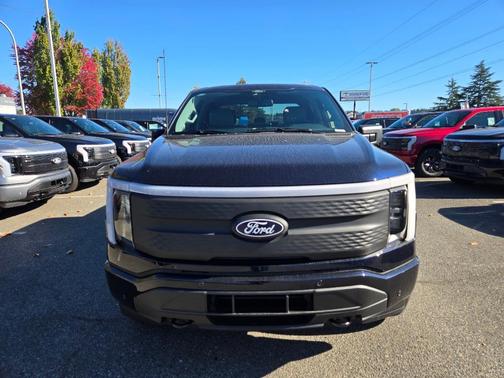Antimatter Blue Metallic 2025 Ford F-150 Lightning Flash