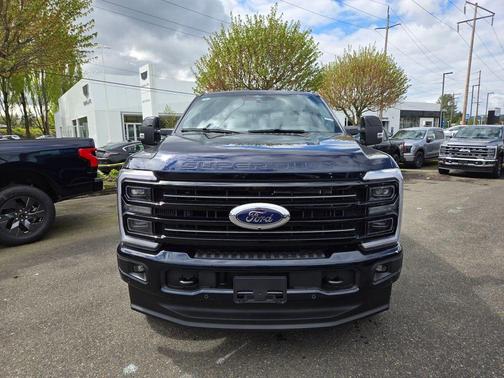 Blue 2025 Ford F-350 Platinum