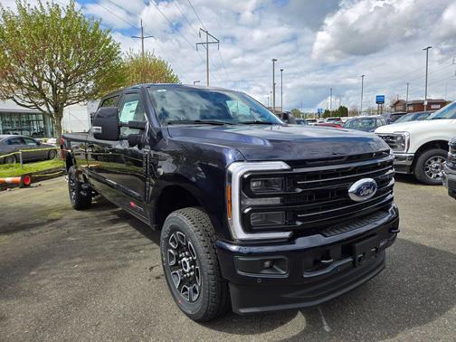 Blue 2025 Ford F-350 Platinum