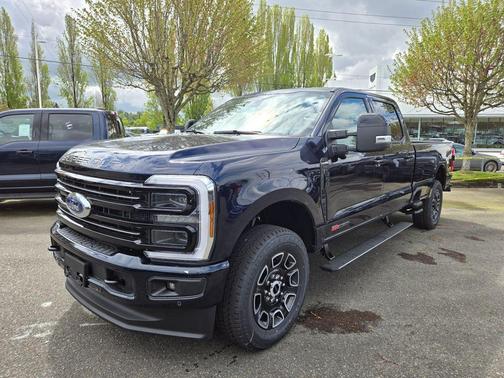 Blue 2025 Ford F-350 Platinum Truck