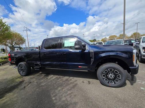 Blue 2025 Ford F-350 Platinum