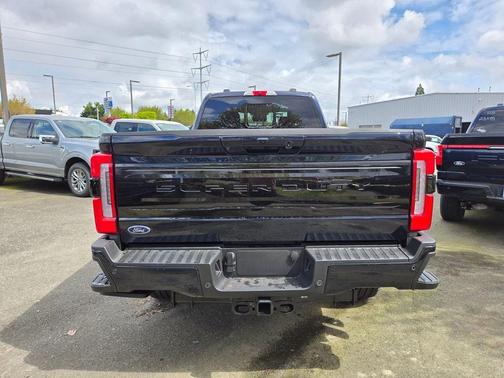Blue 2025 Ford F-350 Platinum