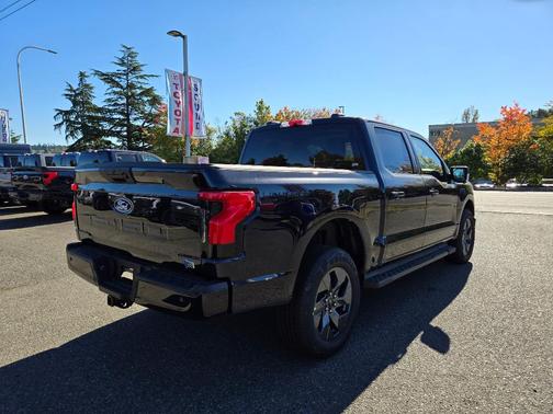 Antimatter Blue Metallic 2025 Ford F-150 Lightning Flash