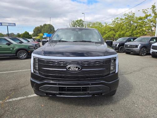 Agate Black Metallic 2025 Ford F-150 Lightning Platinum