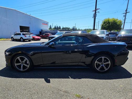 Black 2024 Ford Mustang EcoBoost