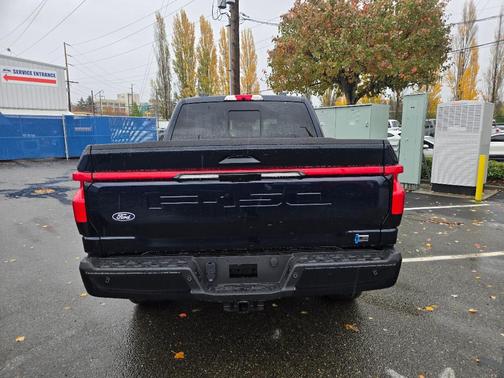 Antimatter Blue Metallic 2025 Ford F-150 Lightning Platinum