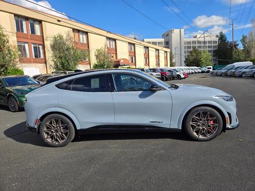 Glacier Gray Metallic 2025 Ford Mustang Mach-E GT