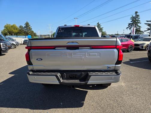 Iconic Silver Metallic 2025 Ford F-150 Lightning Platinum