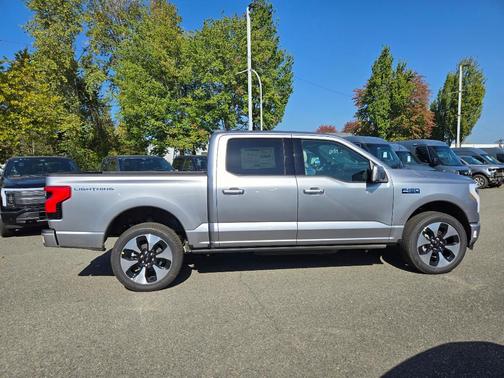 Iconic Silver Metallic 2025 Ford F-150 Lightning Platinum