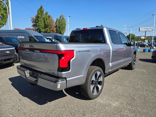Iconic Silver Metallic 2025 Ford F-150 Lightning Platinum