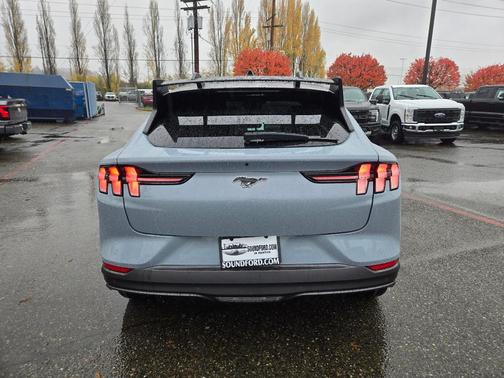 Glacier Gray Metallic 2025 Ford Mustang Mach-E GT