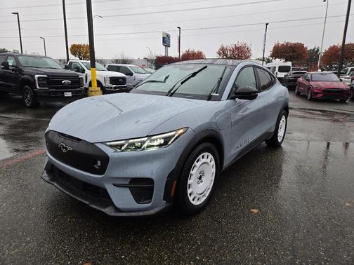 Glacier Gray Metallic 2025 Ford Mustang Mach-E GT