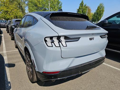Glacier Gray Metallic 2025 Ford Mustang Mach-E GT
