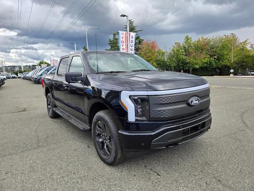 Antimatter Blue Metallic 2025 Ford F-150 Lightning Flash