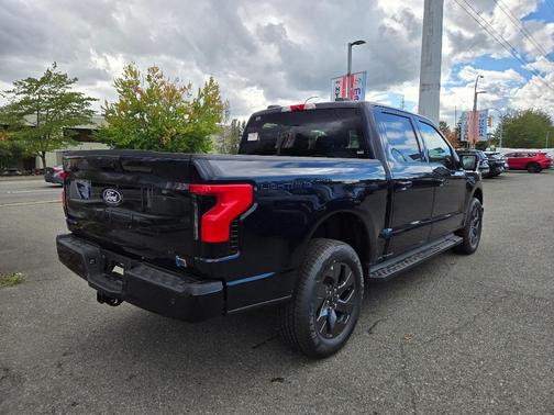 Antimatter Blue Metallic 2025 Ford F-150 Lightning Flash