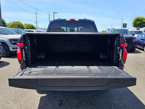 Blue 2025 Ford F-150 Lightning LARIAT