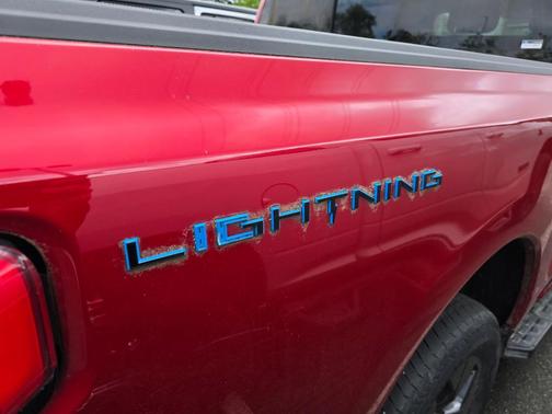 Red 2023 Ford F-150 Lightning LARIAT