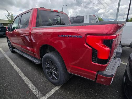 Red 2023 Ford F-150 Lightning LARIAT