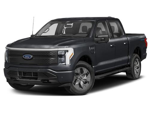 Black 2025 Ford F-150 Lightning XLT