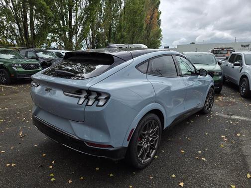 Glacier Gray Metallic 2025 Ford Mustang Mach-E GT