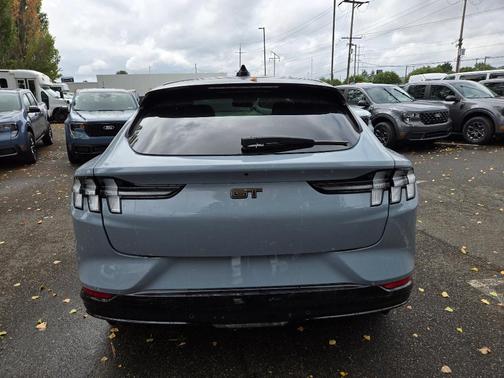 Glacier Gray Metallic 2025 Ford Mustang Mach-E GT