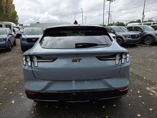 Glacier Gray Metallic 2025 Ford Mustang Mach-E GT