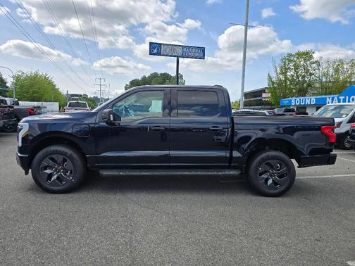 Antimatter Blue Metallic 2025 Ford F-150 Lightning Flash