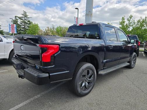 Antimatter Blue Metallic 2025 Ford F-150 Lightning Flash