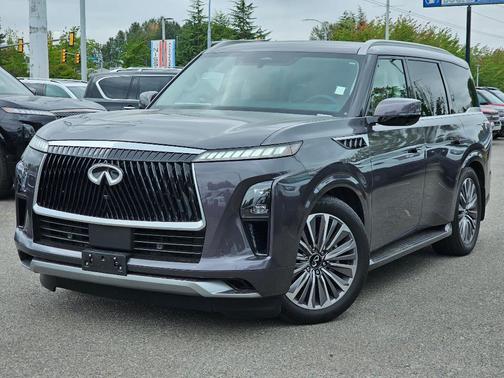 Anthracite Gray 2025 INFINITI QX80 Luxe