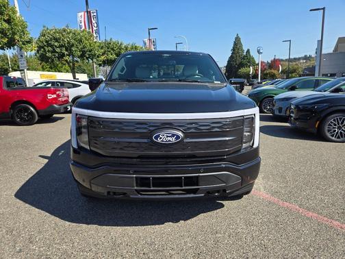 Agate Black Metallic 2025 Ford F-150 Lightning Platinum