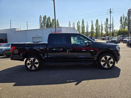 Agate Black Metallic 2025 Ford F-150 Lightning Platinum