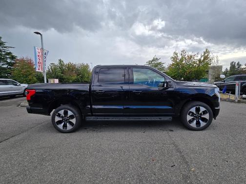 Agate Black Metallic 2025 Ford F-150 Lightning Platinum